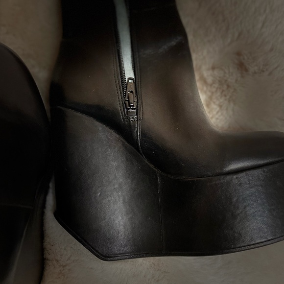 Ash leather Platform Booties Boots - Picture 5 of 12